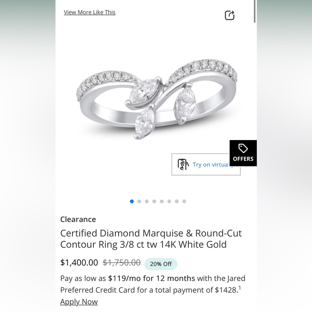 ALL NATURAL DIAMONDS! Vintage Diamond Ring PLUS Diamond Accent Band. - Picture 10 of 10